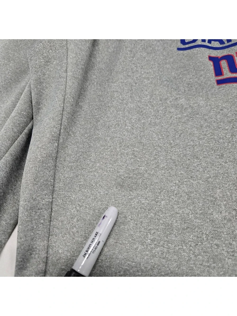 Men's MEDIUM Nike New York Giants Logo Sweatpants Grey NFL Training Therma-FIT
